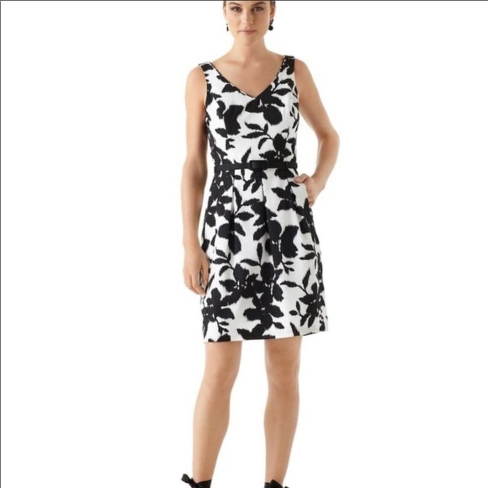WHBM Sleeveless Fit and Flare Dress 14
